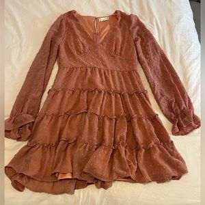 Altar’d State coral colored dress